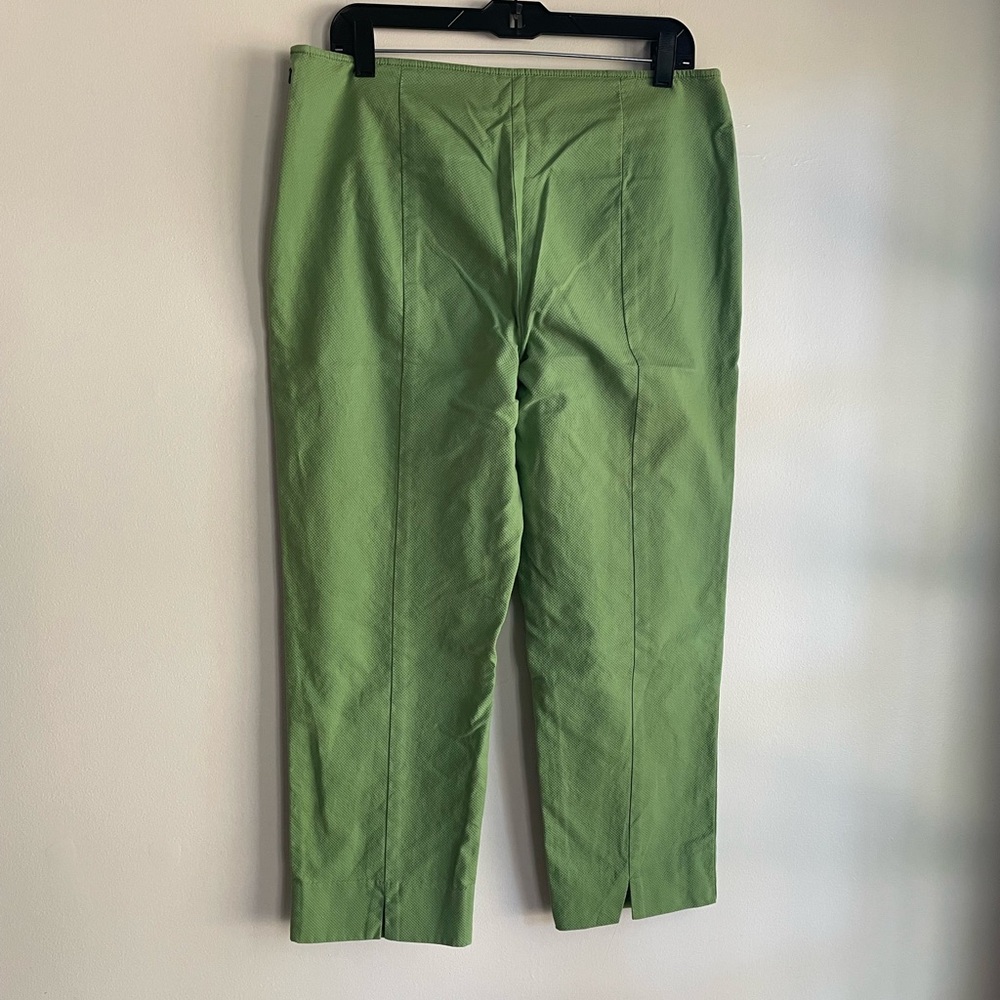 Talbots Flat Front Cropped Pants - image 3